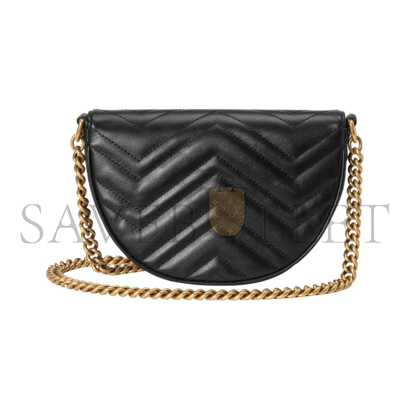 G*u*i gg marmont quilted chain mini bag 746431 (20*14.5*4cm)